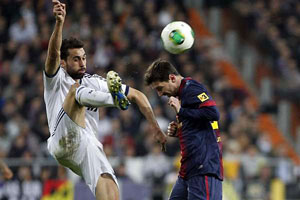 arbeloa with messi