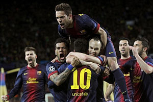 FC Barcelona vs A C Milan 2013