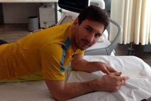 Messi hamstring injury