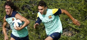 Carles Puyol training
